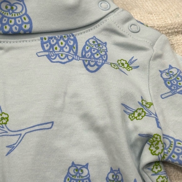 Beaufort Bonnet Light Blue Jumper with Owl Design and Owl Turtleneck. - Picture 6 of 10